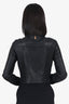 Mackage Black Leather Jacket Size M