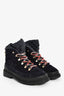 Pre-Loved Chanel™ 2020 Navy Suede Nylon Quilted 'Convertible Spike' Snow Boots Size 36.5
