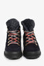 Pre-Loved Chanel™ 2020 Navy Suede Nylon Quilted 'Convertible Spike' Snow Boots Size 36.5