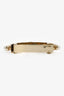 Pre-Loved Chanel™ Gold Tone Faux Pearl CC Crystal Hair Clip