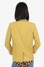 Gucci Yellow Wool Single Breasted Blazer Size 40