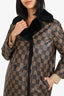 Fendi Black/Brown Teddy Lining Puffer Jacket Size 40