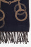 Hermés Navy/Brown Cashmere Any Mors Scarf Mens