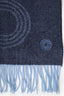 Hermés Blue Cashmere Circuit 24 Faubourg Scarf