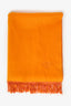 Hermés Orange/Pink Cashmere Double Face Stole