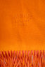 Hermés Orange/Pink Cashmere Double Face Stole