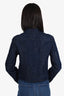 Christian Dior Blue Sparkly Denim Jacket Size 6