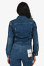 Re/Done Blue Denim 'Baby Trucker' Jacket Size XS