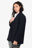 Weekend Max Mara Navy Single Breasted Blazer Size 4