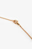 Bvglari 18K Rose Gold/Black 'B.Zero1' Ring Necklace