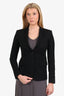 Theory Black Wool Single Breasted Blazer Size 00