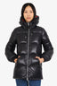 Mackage Black/Red Down Quilted Jacket With Hood Size XXS
