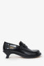 Loewe Black Campo Leather Penny Loafers Size 36