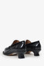Loewe Black Campo Leather Penny Loafers Size 36