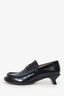 Loewe Black Campo Leather Penny Loafers Size 36