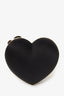 Love Moschino Black Satin Heart Shaped Box Clutch Bag