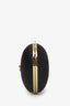 Love Moschino Black Satin Heart Shaped Box Clutch Bag