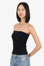 Reformation Black Cashmere Ribbed Sleeveless Top Size S