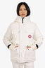 Canada Goose White Youth Expedition Parka Size 14-16 Kids