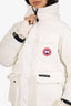 Canada Goose White Youth Expedition Parka Size 14-16 Kids