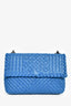 Bottega Veneta Blue Intrecciato Leather 'Olympia' Shoulder Bag
