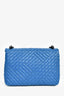 Bottega Veneta Blue Intrecciato Leather 'Olympia' Shoulder Bag
