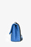 Bottega Veneta Blue Intrecciato Leather 'Olympia' Shoulder Bag
