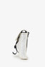 Prada White Re-Nylon/Saffiano Leather Smartphone Crossbody Bag