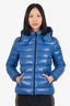 Moncler Blue Down Puffer Jacket Size 2