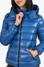 Moncler Blue Down Puffer Jacket Size 2
