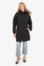 Canada Goose Black/Fur Quilted Coat Size M