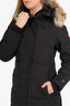 Canada Goose Black/Fur Quilted Coat Size M