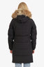 Canada Goose Black/Fur Quilted Coat Size M