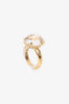 Pasquale Bruni 18k Rose Gold with Rock Crystal/Diamonds Bon Ton Ring
