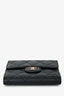 Pre-Loved Chanel™ 2016/17 Black Caviar Leather CC Fold Compact Wallet