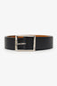Berluti Black Leather Waist Belt Size 105 Mens