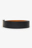 Berluti Black Leather Waist Belt Size 105 Mens
