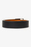 Berluti Black Leather Waist Belt Size 105 Mens