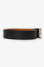 Berluti Black Leather Waist Belt Size 105 Mens