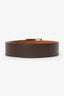 Berluti Brown Leather Waist Belt Size 120/105 Mens
