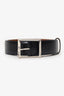 Berluti Black Leather Waist Belt Size 95 Mens