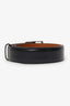 Berluti Black Leather Waist Belt Size 95 Mens