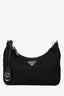 Prada Black Re-Nylon Re-Edition 2005 Crossbody Bag with Chain & Pouch