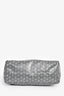 Goyard 2014 Grey Goyardine St. Louis PM Tote with Pouch