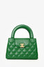 Pre-Loved Chanel™ 2025 Emerald Green Mini Kelly Shopper Tote