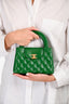 Pre-Loved Chanel™ 2025 Emerald Green Mini Kelly Shopper Tote