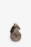 Miu Miu Grey Matelasse Leather Coffer Bag with Strap