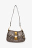 Miu Miu Grey Matelasse Leather Coffer Bag with Strap
