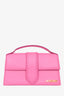 Jacquemus Pink Leather Le Bambino Top Handle Bag