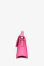 Jacquemus Pink Leather Le Bambino Top Handle Bag